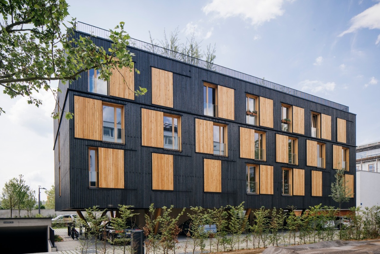 Ein Haus aus Stelzen